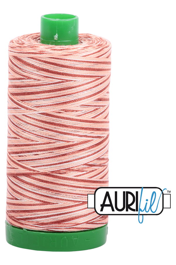 Aurifil Mako 40wt 2-ply Cotton 1000 m 1094 yd. spool - 4656 Cinnamon Sugar Aurifil Mako 40wt 2-ply Cotton 1000 m 1094 yd. spool - 4656 Cinnamon Sugar