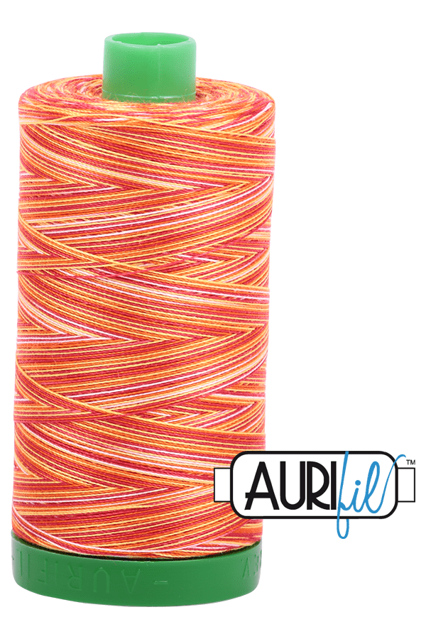 Aurifil Mako 40wt 2-ply Cotton 1000 m 1094 yd. spool - 4657 Tramonto A Zoagli Aurifil Mako 40wt 2-ply Cotton 1000 m 1094 yd. spool - 4657 Tramonto A Zoagli