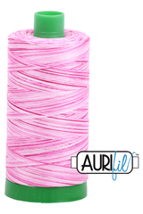 Aurifil Mako 40wt 2-ply Cotton 1000 m 1094 yd. spool - 4660 Pink Taffy Aurifil Mako 40wt 2-ply Cotton 1000 m 1094 yd. spool - 4660 Pink Taffy