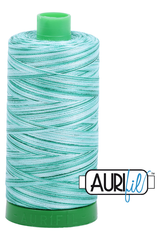 Aurifil Mako 40wt 2-ply Cotton 1000 m 1094 yd. spool - 4662 Creme de Menthe Aurifil Mako 40wt 2-ply Cotton 1000 m 1094 yd. spool - 4662 Creme de Menthe