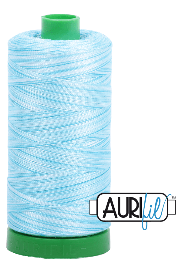Aurifil Mako 40wt 2-ply Cotton 1000 m 1094 yd. spool - 4663 Baby Blue Eyes Aurifil Mako 40wt 2-ply Cotton 1000 m 1094 yd. spool - 4663 Baby Blue Eyes