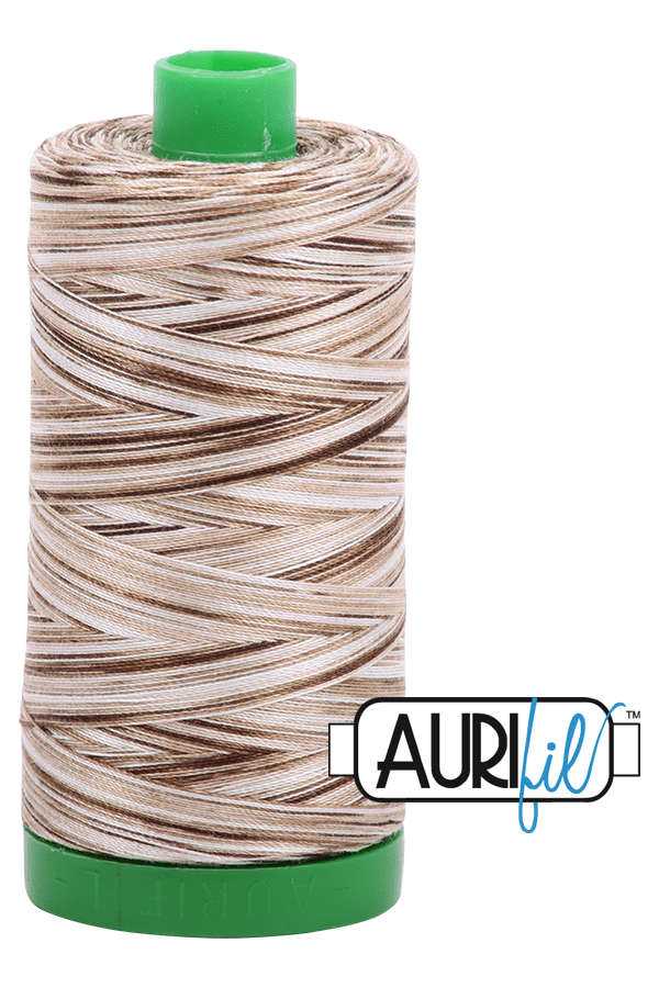 Aurifil Mako 40wt 2-ply Cotton 1000 m 1094 yd. spool - 4667 Nutty Nougat Aurifil Mako 40wt 2-ply Cotton 1000 m 1094 yd. spool - 4667 Nutty Nougat