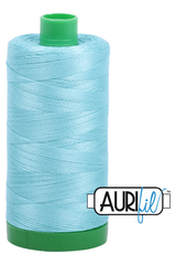 Aurifil Mako 40wt 2-ply Cotton 1000 m 1094 yd. spool - 5006 Light Turquoise Aurifil Mako 40wt 2-ply Cotton 1000 m 1094 yd. spool - 5006 Light Turquoise