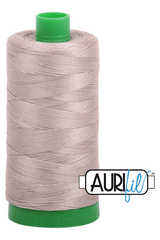 Aurifil Mako 40wt 2-ply Cotton 1000 m 1094 yd. spool - 5011 Rope Beige Aurifil Mako 40wt 2-ply Cotton 1000 m 1094 yd. spool - 5011 Rope Beige