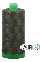Aurifil Mako 40wt 2-ply Cotton 1000 m 1094 yd. spool - 5012 Dark Green Aurifil Mako 40wt 2-ply Cotton 1000 m 1094 yd. spool - 5012 Dark Green