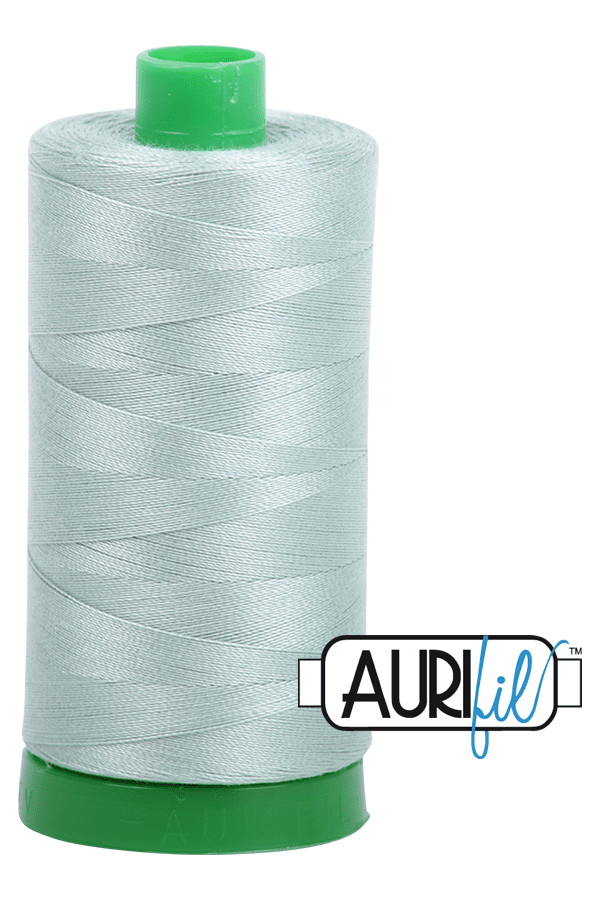 Aurifil Mako 40wt 2-ply Cotton 1000 m 1094 yd. spool - 5014 Marine Water Aurifil Mako 40wt 2-ply Cotton 1000 m 1094 yd. spool - 5014 Marine Water