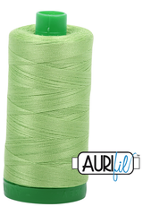 Aurifil Mako 40wt 2-ply Cotton 1000 m 1094 yd. spool - 5017 Shining Green Aurifil Mako 40wt 2-ply Cotton 1000 m 1094 yd. spool - 5017 Shining Green