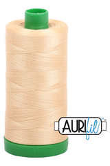 Aurifil Mako 40wt 2-ply Cotton 1000 m 1094 yd. spool - 6001 Light Caramel Aurifil Mako 40wt 2-ply Cotton 1000 m 1094 yd. spool - 6001 Light Caramel