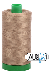 Aurifil Mako 40wt 2-ply Cotton 1000 m 1094 yd. spool - 6010 Toast Aurifil Mako 40wt 2-ply Cotton 1000 m 1094 yd. spool - 6010 Toast