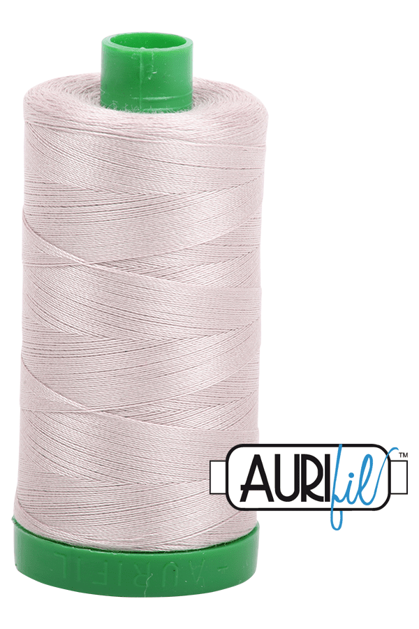 Aurifil Mako 40wt 2-ply Cotton 1000 m 1094 yd. spool - 6711 Pewter Aurifil Mako 40wt 2-ply Cotton 1000 m 1094 yd. spool - 6711 Pewter