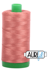 Aurifil Mako 40wt 2-ply Cotton 1000 m 1094 yd. spool - 6728 Cinnabar Aurifil Mako 40wt 2-ply Cotton 1000 m 1094 yd. spool - 6728 Cinnabar
