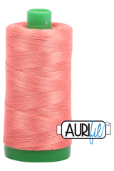 Aurifil Mako 40wt 2-ply Cotton 1000 m 1094 yd. spool - 6729 Tangerine Dream Aurifil Mako 40wt 2-ply Cotton 1000 m 1094 yd. spool - 6729 Tangerine Dream