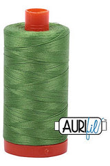 Aurifil Mako 50wt Cotton 1300 m 1422 yd. spool - 1114 Grass Green Aurifil Mako 50wt Cotton 1300 m 1422 yd. spool - 1114 Grass Green