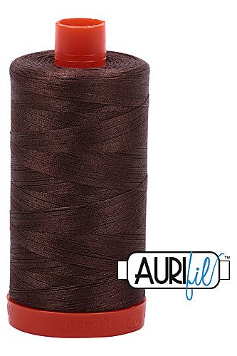 Aurifil Mako 50wt Cotton 1300 m 1422 yd. spool - 1140 Bark Aurifil Mako 50wt Cotton 1300 m 1422 yd. spool - 1140 Bark