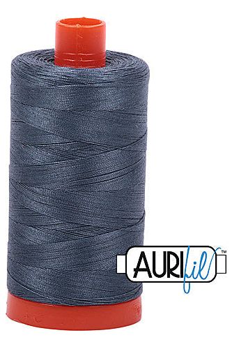 Aurifil Mako 50wt Cotton 1300 m 1422 yd. spool - 1158 Medium Grey Aurifil Mako 50wt Cotton 1300 m 1422 yd. spool - 1158 Medium Grey