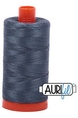 Aurifil Mako 50wt Cotton 1300 m 1422 yd. spool - 1158 Medium Grey Aurifil Mako 50wt Cotton 1300 m 1422 yd. spool - 1158 Medium Grey