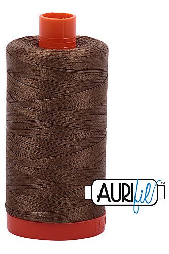 Aurifil Mako 50wt Cotton 1300 m 1422 yd. spool - 1318 Dark Sandstone Aurifil Mako 50wt Cotton 1300 m 1422 yd. spool - 1318 Dark Sandstone