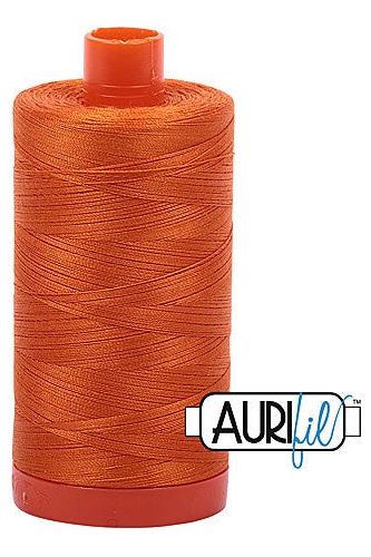 Aurifil Mako 50wt Cotton 1300 m 1422 yd. spool - 2150 Pumpkin Aurifil Mako 50wt Cotton 1300 m 1422 yd. spool - 2150 Pumpkin