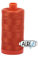 Aurifil Mako 50wt Cotton 1300 m 1422 yd. spool - 2240 Rusty Orange Aurifil Mako 50wt Cotton 1300 m 1422 yd. spool - 2240 Rusty Orange