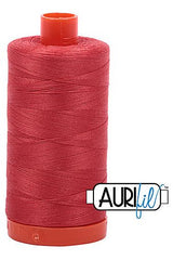 Aurifil Mako 50wt Cotton 1300 m 1422 yd. spool - 2255 Dark Red Orange Aurifil Mako 50wt Cotton 1300 m 1422 yd. spool - 2255 Dark Red Orange