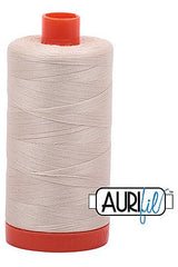 Aurifil Mako 50wt Cotton 1300 m 1422 yd. spool - 2310 Light Beige Aurifil Mako 50wt Cotton 1300 m 1422 yd. spool - 2310 Light Beige