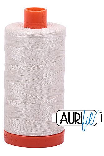 Aurifil Mako 50wt Cotton 1300 m 1422 yd. spool - 2311 Muslin Aurifil Mako 50wt Cotton 1300 m 1422 yd. spool - 2311 Muslin