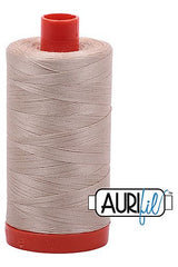 Aurifil Mako 50wt Cotton 1300 m 1422 yd. spool - 2312 Ermine Aurifil Mako 50wt Cotton 1300 m 1422 yd. spool - 2312 Ermine