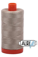 Aurifil Mako 50wt Cotton 1300 m 1422 yd. spool - 2324 Stone Aurifil Mako 50wt Cotton 1300 m 1422 yd. spool - 2324 Stone