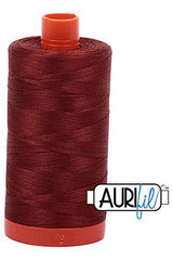 Aurifil Mako 50wt Cotton 1300 m 1422 yd. spool - 2355 Rust Aurifil Mako 50wt Cotton 1300 m 1422 yd. spool - 2355 Rust