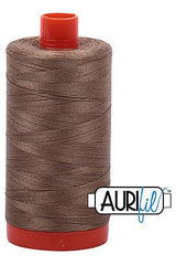 Aurifil Mako 50wt Cotton 1300 m 1422 yd. spool - 2370 Sandstone Aurifil Mako 50wt Cotton 1300 m 1422 yd. spool - 2370 Sandstone