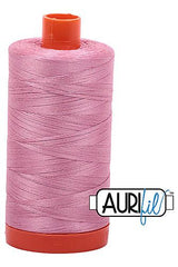 Aurifil Mako 50wt Cotton 1300 m 1422 yd. spool - 2430 Antique Rose Aurifil Mako 50wt Cotton 1300 m 1422 yd. spool - 2430 Antique Rose