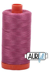 Aurifil Mako 50wt Cotton 1300 m 1422 yd. spool - 2450 Rose Aurifil Mako 50wt Cotton 1300 m 1422 yd. spool - 2450 Rose