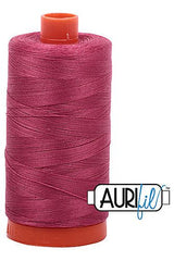 Aurifil Mako 50wt Cotton 1300 m 1422 yd. spool - 2455 Medium Carmine Red Aurifil Mako 50wt Cotton 1300 m 1422 yd. spool - 2455 Medium Carmine Red