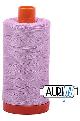 Aurifil Mako 50wt Cotton 1300 m 1422 yd. spool - 2515 Light Orchid Aurifil Mako 50wt Cotton 1300 m 1422 yd. spool - 2515 Light Orchid