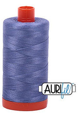 Aurifil Mako 50wt Cotton 1300 m 1422 yd. spool - 2525 Dusty Blue Violet Aurifil Mako 50wt Cotton 1300 m 1422 yd. spool - 2525 Dusty Blue Violet