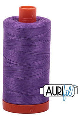 Aurifil Mako 50wt Cotton 1300 m 1422 yd. spool - 2540 Medium Lavender Aurifil Mako 50wt Cotton 1300 m 1422 yd. spool - 2540 Medium Lavender