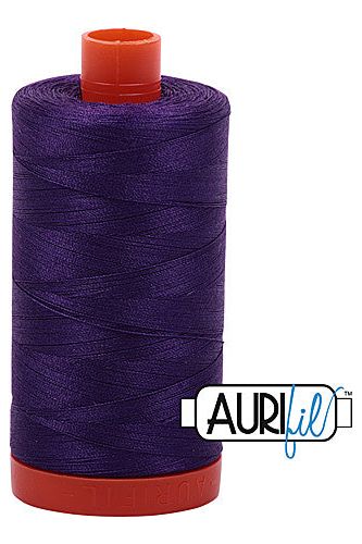 Aurifil Mako 50wt Cotton 1300 m 1422 yd. spool - 2545 Medium Purple Aurifil Mako 50wt Cotton 1300 m 1422 yd. spool - 2545 Medium Purple