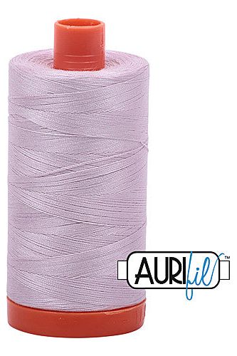 Aurifil Mako 50wt Cotton 1300 m 1422 yd. spool - 2564 Pale Lilac Aurifil Mako 50wt Cotton 1300 m 1422 yd. spool - 2564 Pale Lilac