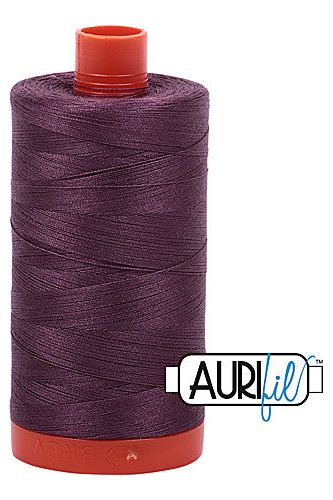 Aurifil Mako 50wt Cotton 1300 m 1422 yd. spool - 2568 Mulberry Aurifil Mako 50wt Cotton 1300 m 1422 yd. spool - 2568 Mulberry