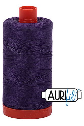 Aurifil Mako 50wt Cotton 1300 m 1422 yd. spool - 2582 Dark Violet Aurifil Mako 50wt Cotton 1300 m 1422 yd. spool - 2582 Dark Violet