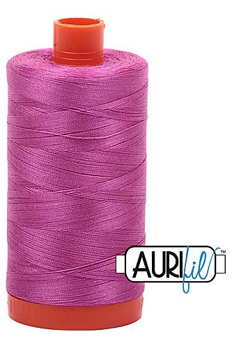 Aurifil Mako 50wt Cotton 1300 m 1422 yd. spool - 2588 Light Magenta Aurifil Mako 50wt Cotton 1300 m 1422 yd. spool - 2588 Light Magenta