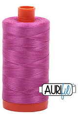 Aurifil Mako 50wt Cotton 1300 m 1422 yd. spool - 2588 Light Magenta Aurifil Mako 50wt Cotton 1300 m 1422 yd. spool - 2588 Light Magenta