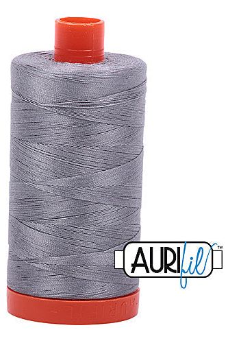 Aurifil Mako 50wt Cotton 1300 m 1422 yd. spool - 2605 Grey Aurifil Mako 50wt Cotton 1300 m 1422 yd. spool - 2605 Grey