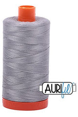 Aurifil Mako 50wt Cotton 1300 m 1422 yd. spool - 2606 Mist Aurifil Mako 50wt Cotton 1300 m 1422 yd. spool - 2606 Mist