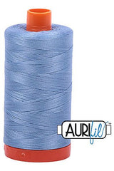 Aurifil Mako 50wt Cotton 1300 m 1422 yd. spool - 2720 Light Delft Blue Aurifil Mako 50wt Cotton 1300 m 1422 yd. spool - 2720 Light Delft Blue