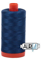 Aurifil Mako 50wt Cotton 1300 m 1422 yd. spool - 2783 Medium Delft Blue Aurifil Mako 50wt Cotton 1300 m 1422 yd. spool - 2783 Medium Delft Blue