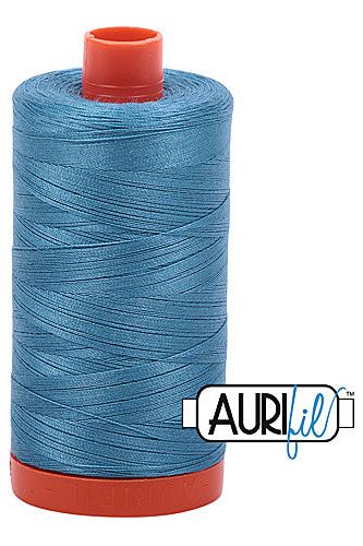 Aurifil Mako 50wt Cotton 1300 m 1422 yd. spool - 2815 Teal Aurifil Mako 50wt Cotton 1300 m 1422 yd. spool - 2815 Teal