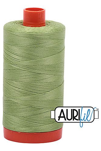 Aurifil Mako 50wt Cotton 1300 m 1422 yd. spool - 2882 Light Fern Aurifil Mako 50wt Cotton 1300 m 1422 yd. spool - 2882 Light Fern