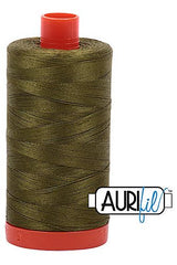 Aurifil Mako 50wt Cotton 1300 m 1422 yd. spool - 2887 Dark Olive Aurifil Mako 50wt Cotton 1300 m 1422 yd. spool - 2887 Dark Olive