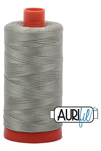 Aurifil Mako 50wt Cotton 1300 m 1422 yd. spool - 2902 Light Laurel Green Aurifil Mako 50wt Cotton 1300 m 1422 yd. spool - 2902 Light Laurel Green